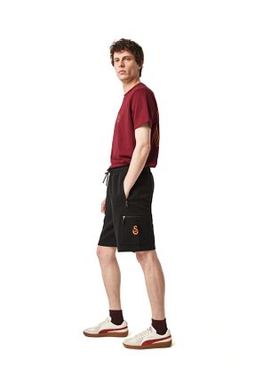 شلوارک و برمودا مشکی مردانه رگولار Galatasaray - کد 926552003