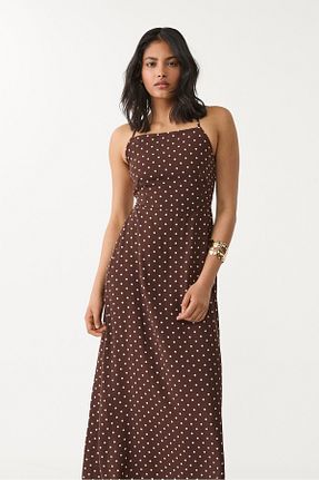 لباس قهوه ای زنانه بافتنی Stradivarius - کد 926378825