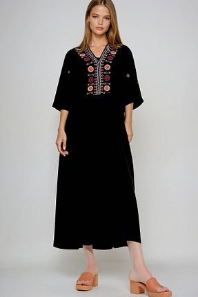 لباس مشکی زنانه بافتنی VAGGON - کد 926377036