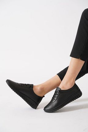 کفش کژوال مشکی زنانه پاشنه کوتاه (1 - 4 سانتی متر) Moda Pie - کد 926586683