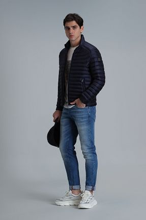شلوار جین آبی مردانه پاچه تنگ Lufian - کد 857643167