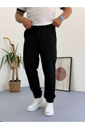 شلوار مشکی مردانه بافتنی Combineman35 - کد 926422296