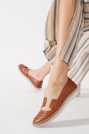 بابت قهوه ای زنانه چرم خالص Moda Pie - کد 926584110