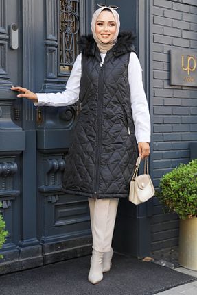 جلیقه حجاب مشکی زنانه رگولار Neva Style - کد 854109690