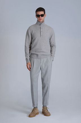 شلوار طوسی مردانه ویسکون Lufian - کد 877503058