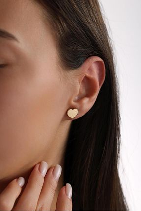 گوشواره طلا طلائی زنانه 14 عیار Tufanlar Kuyumculuk - کد 926630465