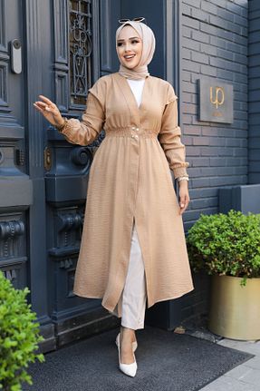 کلاه و ابایا قهوه ای زنانه پلی استر Neva Style - کد 844184330