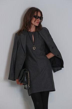 کت طوسی زنانه Comfort Lufian - کد 871059160