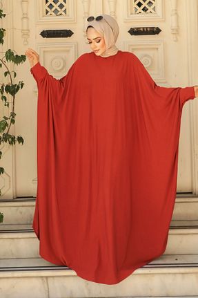 لباس حجاب نارنجی زنانه رگولار Neva Style - کد 664288999