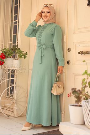 لباس حجاب سبز زنانه رگولار Neva Style - کد 831270304