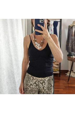 بلوز مشکی زنانه ساده pudubutik - کد 926509285