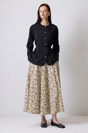 ست بالاتنه و پائین تنه حجاب مشکی زنانه Relaxed Touche Prive - کد 926525646