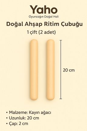 اسباب بازی چوبی قهوه ای YAHO OYUNCAĞIN DOĞAL HALİ - کد 832596818