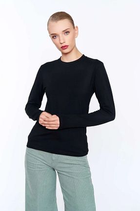 بادی مشکی زنانه یقه دوچرخه EUROFASHION - کد 926642026