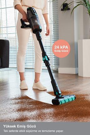 جاروبرقی عمودی سفید 500-1500 Watt Fakir - کد 688650922