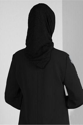 شال مشکی زنانه کرپ Alvina - کد 801113900