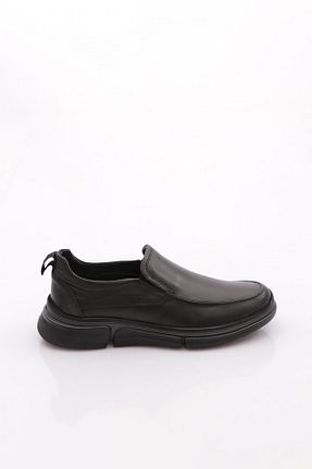 کفش کژوال مشکی مردانه چرم خالص Dgn - کد 924732226