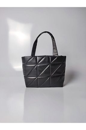 کیف دوشی مشکی زنانه چرم مصنوعی Genel Markalar - کد 367036339