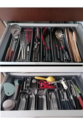 جای قاشق طوسی پلاستیک ALMITAL - کد 464400094