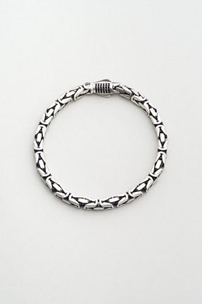 دستبند نقره متالیک مردانه 925 عیار So Chic - کد 924747953