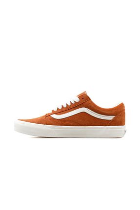 کفش اسنیکر نارنجی زنانه بند دار Vans - کد 924748937