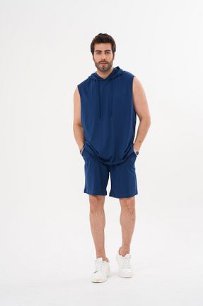 ست بالاتنه و پائین تنه آبی مردانه بافت ACTIVE MODA - کد 924751248