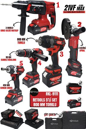 دریل Darbeli RETOOLS - کد 924770496