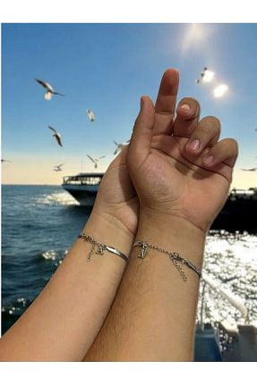 دستبند استیل (فولاد) طوسی زنانه استیل (فولاد) HEYjewelry - کد 924771742