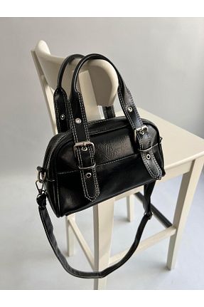 کیف دوشی مشکی زنانه چرم مصنوعی Mia Collection - کد 924782926