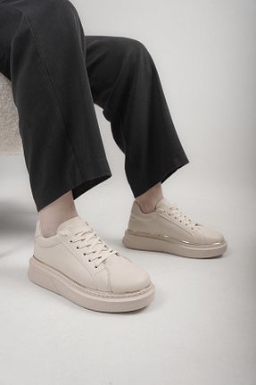 کفش اسنیکر بژ زنانه بند دار Stilbagshoes - کد 924780941