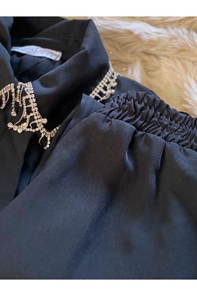 تونیک حجاب مشکی زنانه بافتنی MODA NUR - کد 925444981