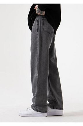 شلوار جین مشکی مردانه پاچه پهن Twear - کد 924791124