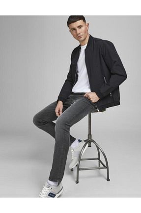 شلوار جین طوسی مردانه جین Jack & Jones - کد 652583958