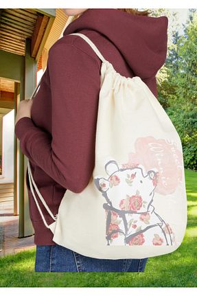 کوله پشتی نباتی زنانه سایز متوسط WHB - کد 924805569