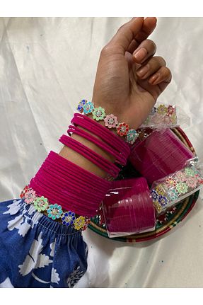 ست جواهر صورتی زنانه فلزی Home - کد 924808284