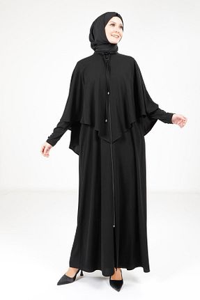 کلاه و ابایا مشکی زنانه بافتنی Beyza - کد 924810560
