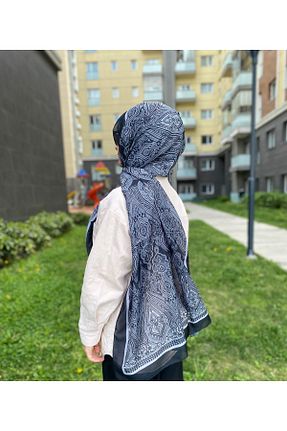 شال مشکی زنانه پنبه ای efdal şal eşarp - کد 924818020