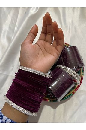ست جواهر بنفش زنانه فلزی Home - کد 924648063
