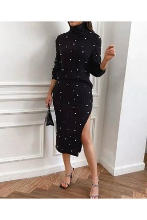 لباس مشکی زنانه بافتنی modaserdem - کد 897691463