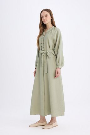 لباس حجاب خاکی زنانه Relaxed Defacto - کد 892271534