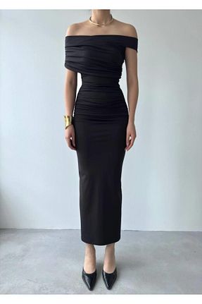 لباس مشکی زنانه بافتنی modaserdem - کد 922679341