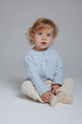 ست نوزادی آبی بچه گانه Defacto - کد 887922512
