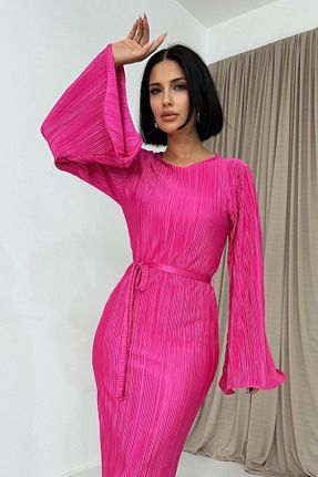 لباس صورتی زنانه بافتنی modaserdem - کد 920187685