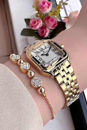 ساعت مچی طلائی زنانه 31-35 میلی متر Daniel Klein - کد 838709936