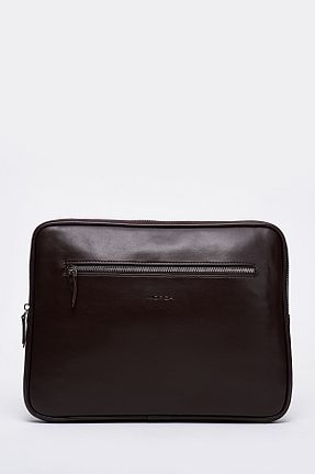 کیف لپ تاپ و مدارک قهوه ای زنانه 14 اینچ MORCA - کد 794939838