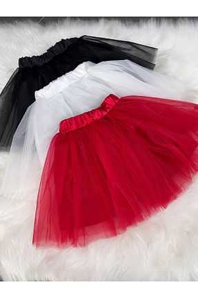 دامن سفید بچه گانه ساده CANDYSBEBE - کد 925017217