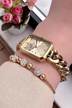 ساعت مچی طلائی زنانه 31-34 میلی متر Daniel Klein - کد 836290778