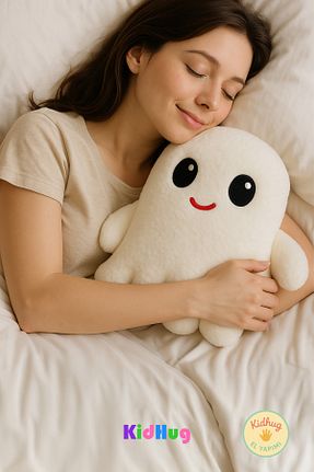 بالش سفید مخملی KidHug - کد 925964339