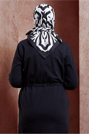 روسری مشکی پلی استر Alvina - کد 857789600