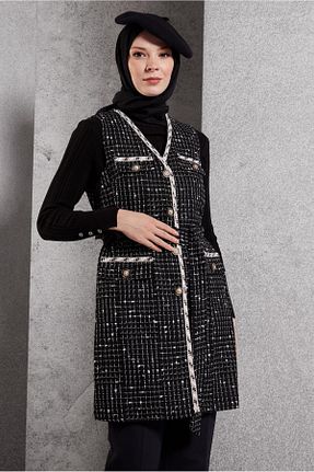 ست بالاتنه و پائین تنه حجاب مشکی زنانه رگولار Alvina - کد 878464878